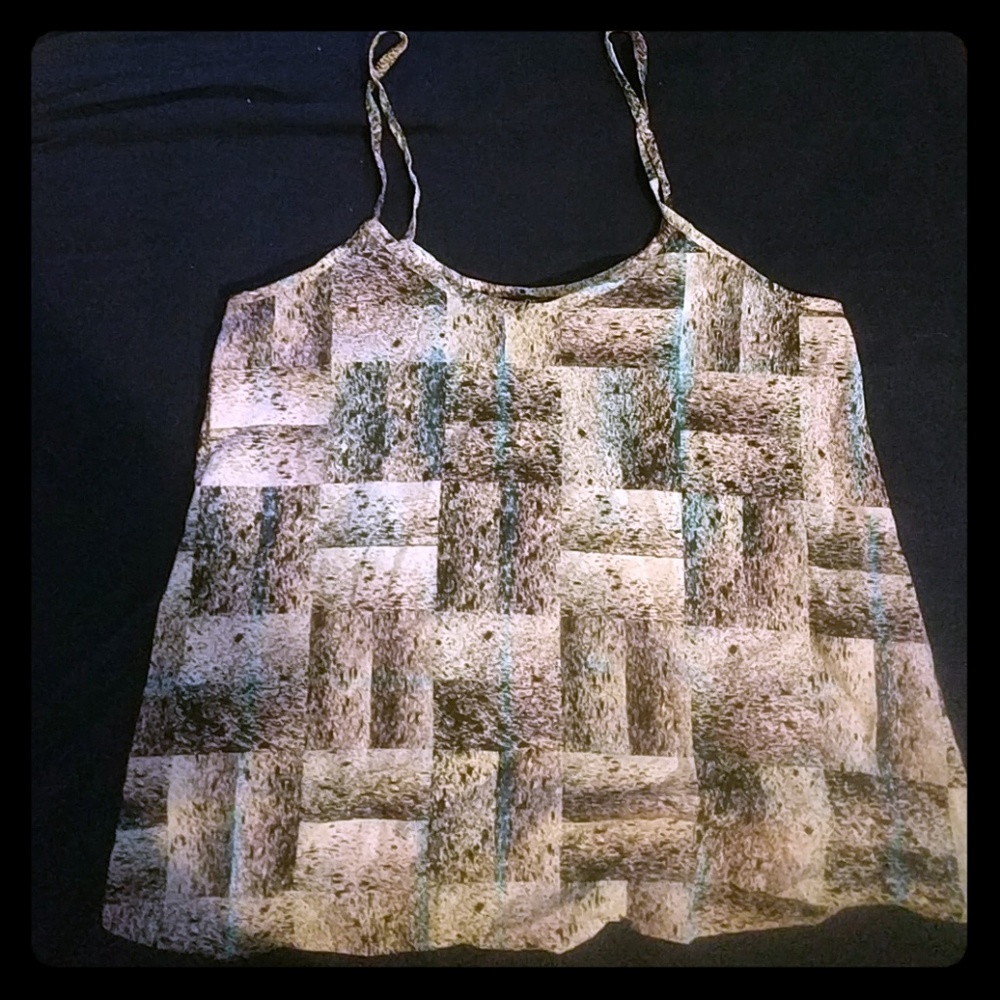 Topshop patterned cami top